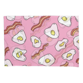 Breakfast Bonanza: Cartoon Delights Pillowcase