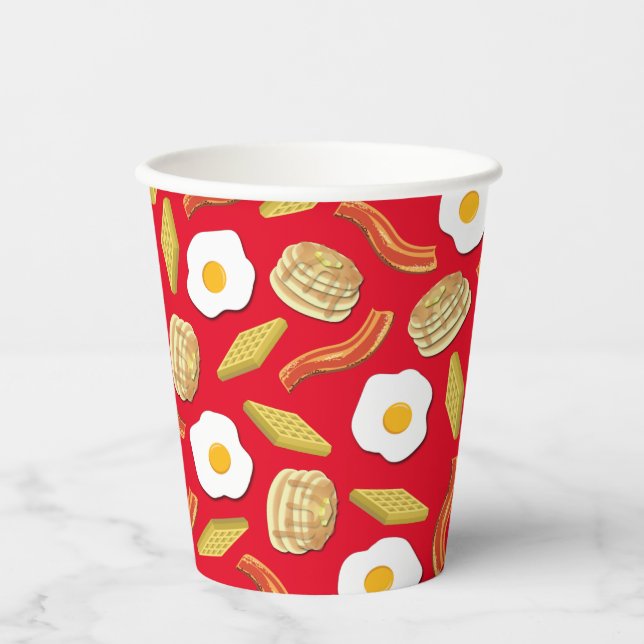Breakfast Brunch Birthday Party Kids Cute Paper Cu Paper Cups (Front)