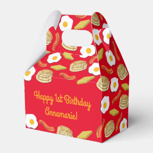 Breakfast Brunch Birthday Party Kids Favour Box