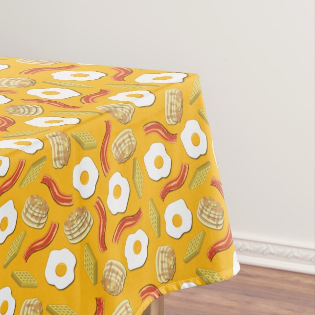 Breakfast Brunch Birthday Party Kids Tablecloth (In Situ)