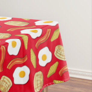Breakfast Brunch Birthday Party Tablecloth