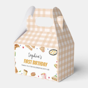 Breakfast Brunch First Birthday Favour Box