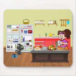 Breakfast Buddies Mouse Pad