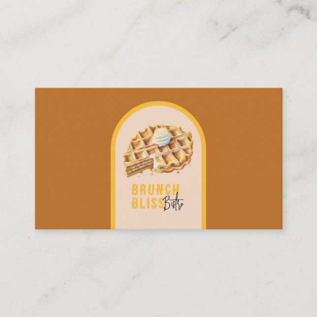 Breakfast Cafe Business Card (Front)