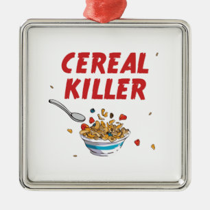 Breakfast Cereal Killer Metal Tree Decoration