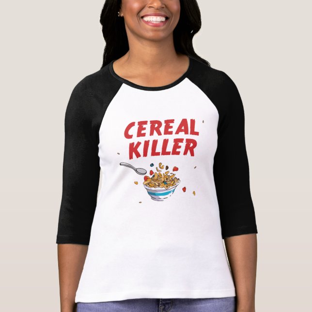 Breakfast Cereal Killer T-Shirt (Front)