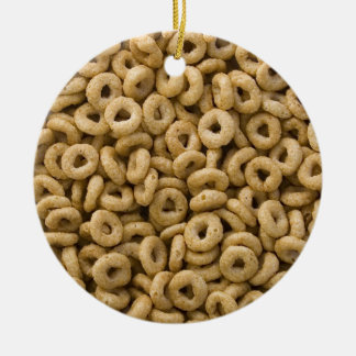 Breakfast Cereal rings Ceramic Tree Decoration
