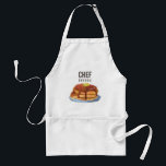 Breakfast Champion | Custom Name Chef's  Standard Apron<br><div class="desc">A unique and fun breakfast-themed apron made for an expert chef,  whose speciality is breakfast!
All individual elements are customisable so have fun being creative and making it your own.</div>