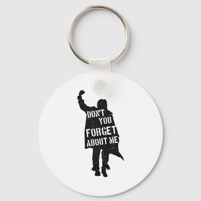 Breakfast Club Don't You Forget About Me Silhouett Key Ring (Front)