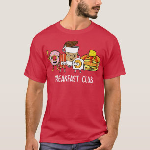 Breakfast Club T Cute Kawaii Parody Funny Food Pun T-Shirt