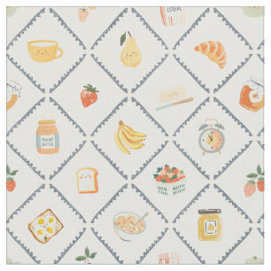 Breakfast cottagecore rustic farmhouse  fabric