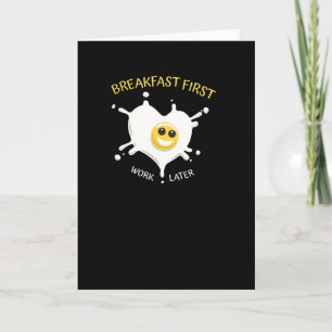 Breakfast First Card