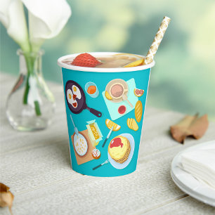 Breakfast Foods Paper Cups