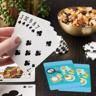 Breakfast Foods Playing Cards