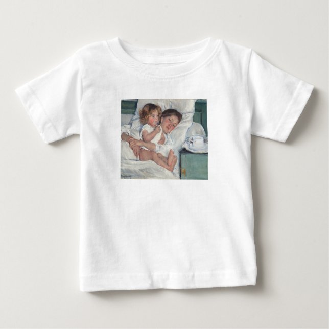 Breakfast in Bed Baby T-Shirt (Front)