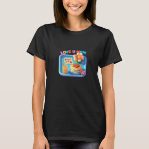  Breakfast in Bed Love You Mum Mothers Day T-shirt