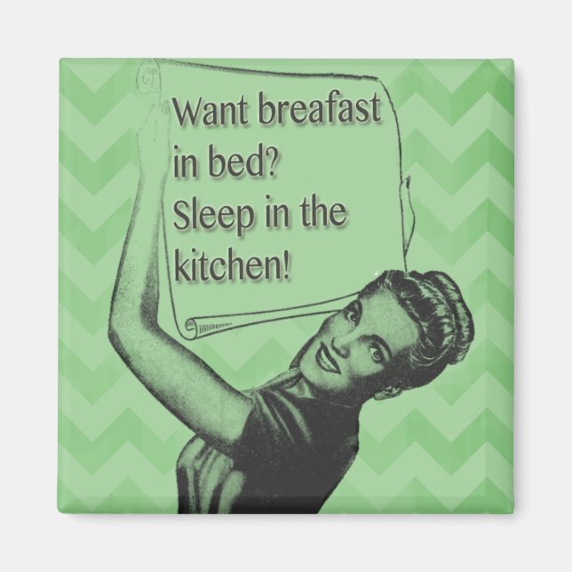 Breakfast in bed? magnet (Front)