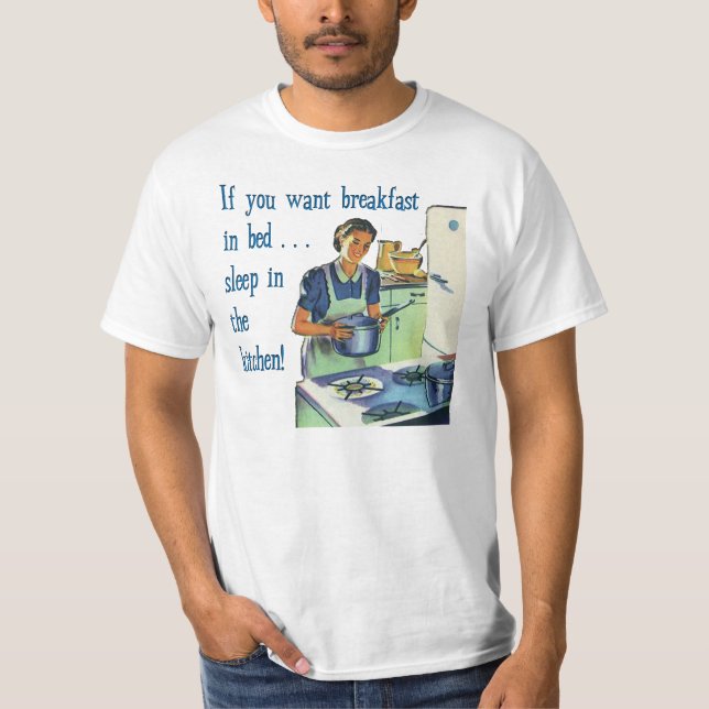 Breakfast in Bed T-Shirt (Front)