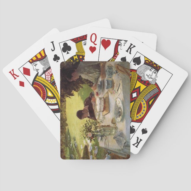 Breakfast in the Garden Playing Cards (Back)