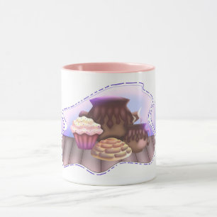 Breakfast in the morning mug