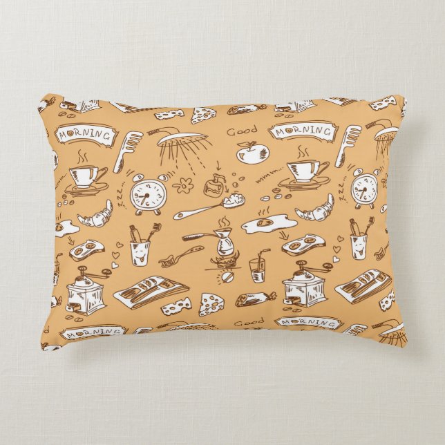 Breakfast Pattern 2 Decorative Cushion (Front)