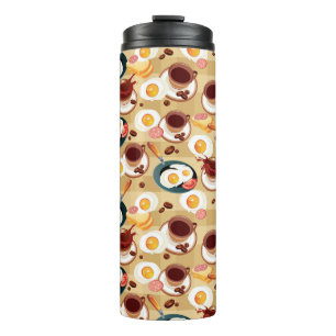Breakfast Pattern 3 Thermal Tumbler