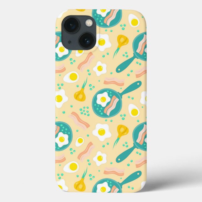 Breakfast Pattern Case-Mate iPhone Case (Back)