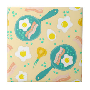 Breakfast Pattern Tile