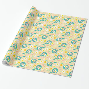 Breakfast Pattern Wrapping Paper