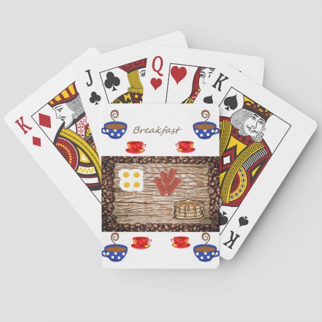Breakfast Playing Card Deck (Back)