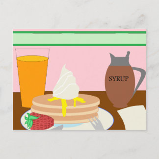 Breakfast Postcard
