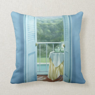 Breakfast St. Maxime 1984 Cushion