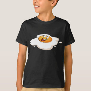Breakfast St. Patricks Day Funny Green Eggs Smile T-Shirt