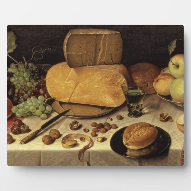 Breakfast Still Life, 1613 (oil on canvas) Plaque (Front)