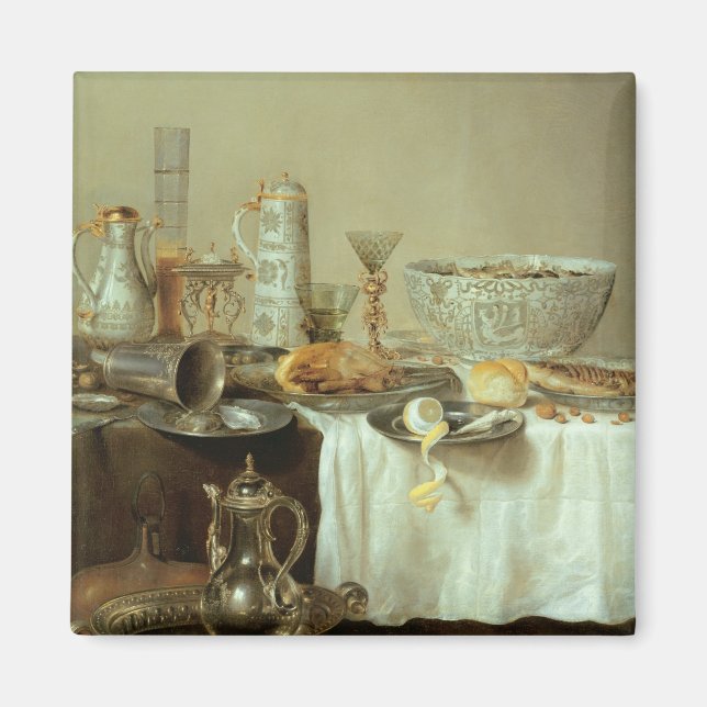 Breakfast Still Life, 1638 Magnet (Front)