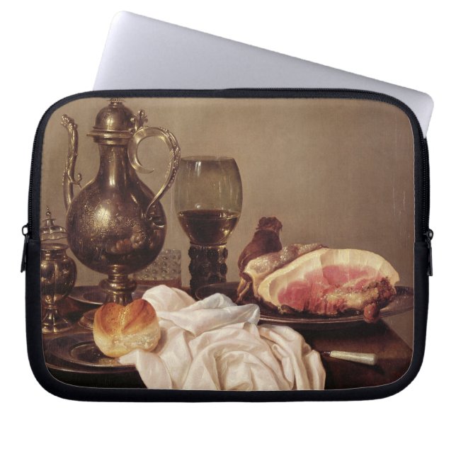Breakfast Still Life (oil on panel) Laptop Sleeve (Front)