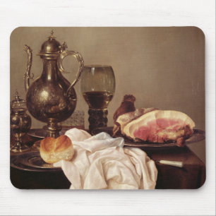 Breakfast Still Life (oil on panel) Mouse Pad