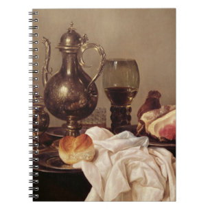 Breakfast Still Life (oil on panel) Notebook