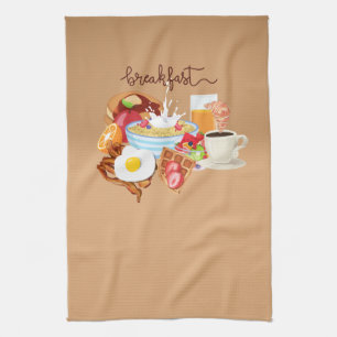 Breakfast tea towel