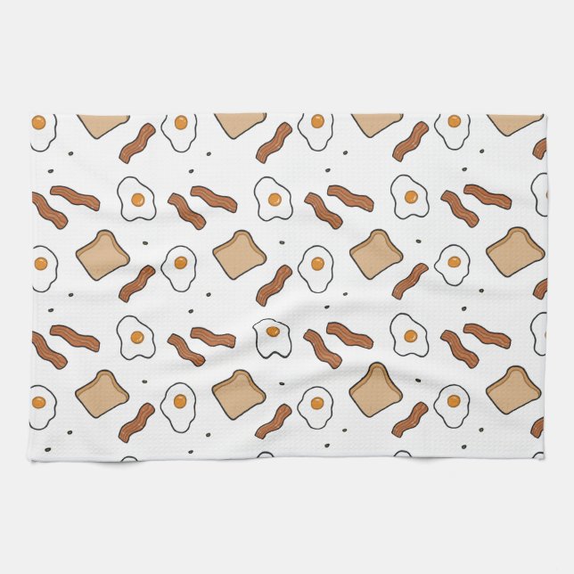 Breakfast Tea Towel (Horizontal)
