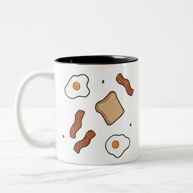 Breakfast Two-Tone Coffee Mug (Left)