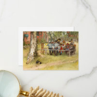 Breakfast under the Big Birch by Carl Larsson