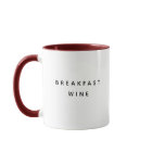 Breakfast Wine Funny Cute Trendy Quote