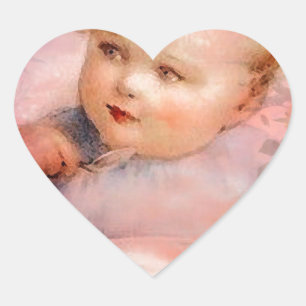 BREAKFAST WITH BABY HEART STICKER