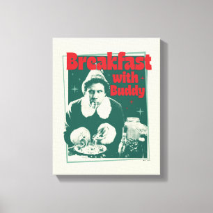 Breakfast With Buddy Canvas Print
