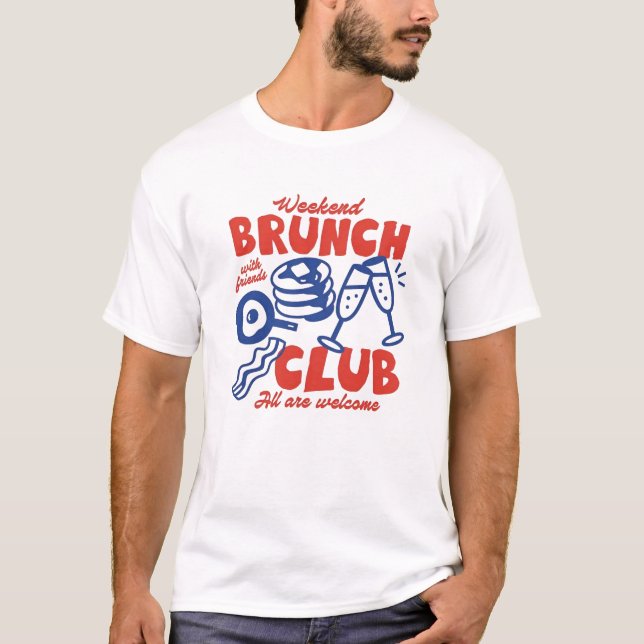 Breakfast with Friends Graphic  T-Shirt (Front)