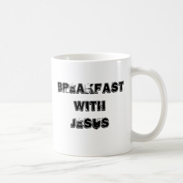 Breakfast with Jesus Coffee Mug (Right)