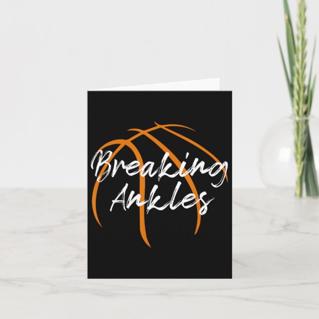 Breaking Ankles Bysketbyll Bysketbyll Mum Fun Bysk Card (Front)