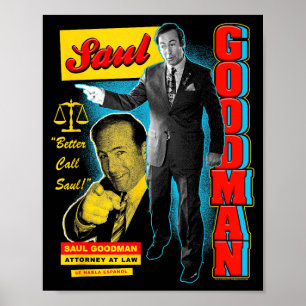 Breaking Bad Saul Goodman Colorful Ad Collage Tv S Poster