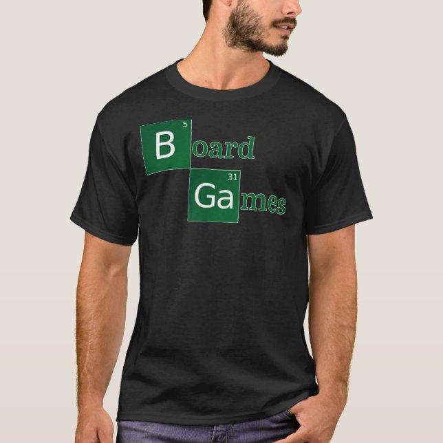 Breaking Board Games Bad Fitted T-Shirt (Front)